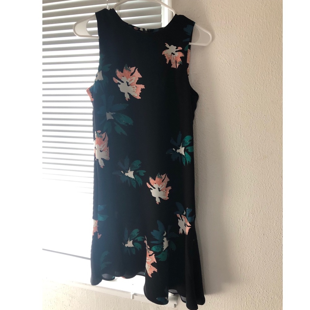 WhoWhatWear black floral dress
